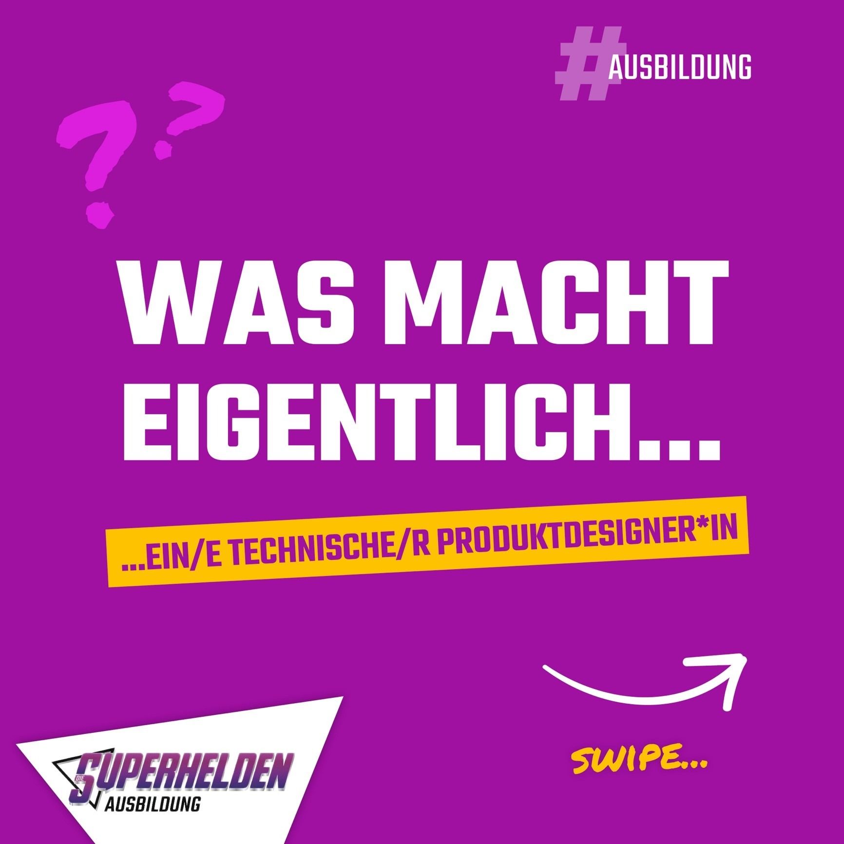 Was machen eigentlich technische Produktdesigner*innen? 🧐
